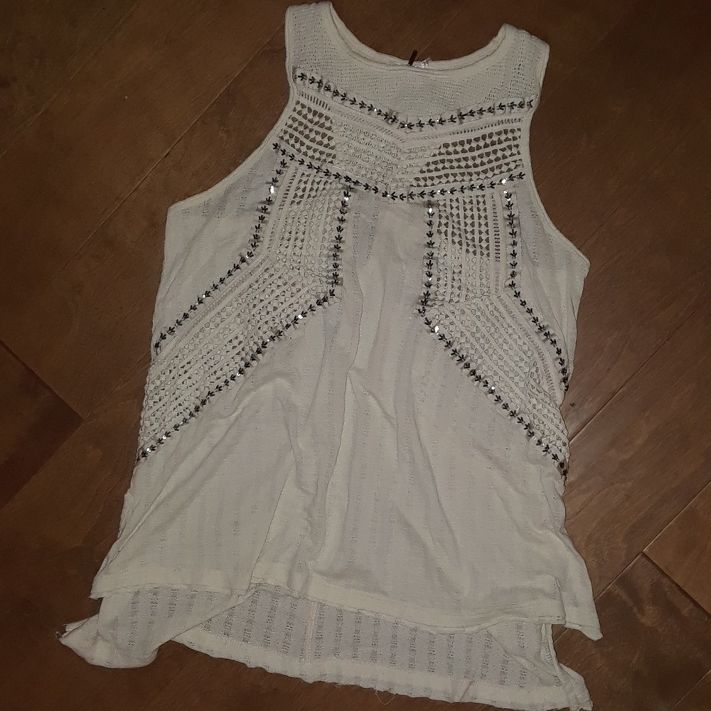 Free People Mixed Media Top